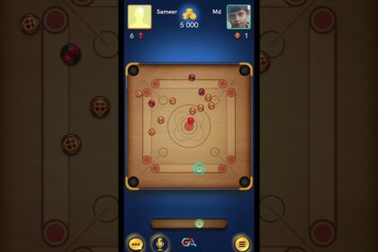 Almost Break to Finish in Carrom #ytshorts #carrom