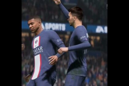 Fifa 23 Mbappé destroying Varane in speed