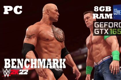 WWE 2K22 BENCHMARK 4k | GTX 1650 8gb ram i5 10th gen