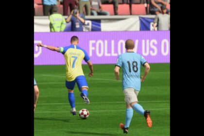 cristiano Ronaldo inches away from scoring__Fifa 23 Gameplay