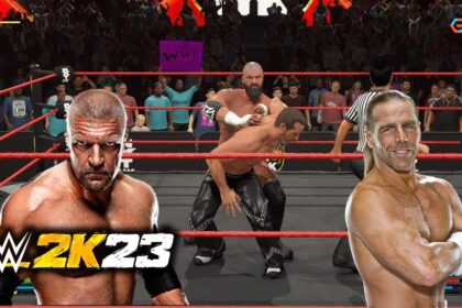 Triple H VS Shawn Michaels *Dont even Blink Eye* __Friends Turned Foe -- WWE 2K23 (1080p/60fps)