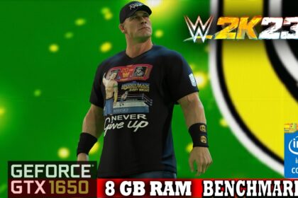 WWE 2K23 BENCHMARKS GTX 1650 / 8GB RAM ULTRA SETTINGS 60FPS