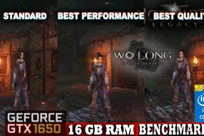 Wo Long: Fallen Dynasty Benchmarks Test GTX 1650 - 16Gb Ram