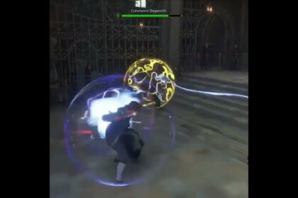 Hogwarts legacy duels are on another level and it's exciting #trending #hogwartslegacy